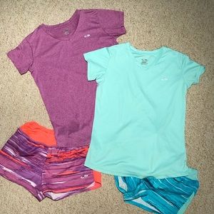 Champion Duo Dry Girls Set of Two Tees